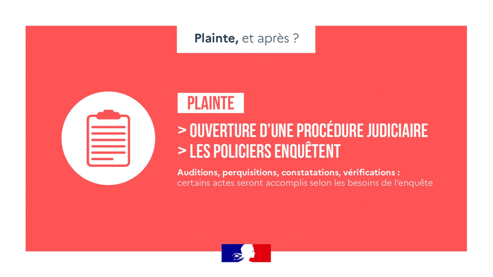 Plainte et après ?